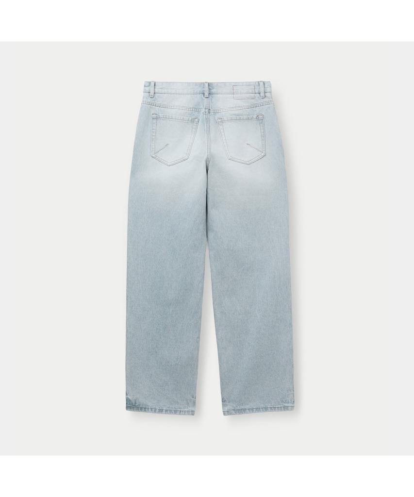 Silijeu Light Blue New Wide Fit Denim Sapdm26341Bul