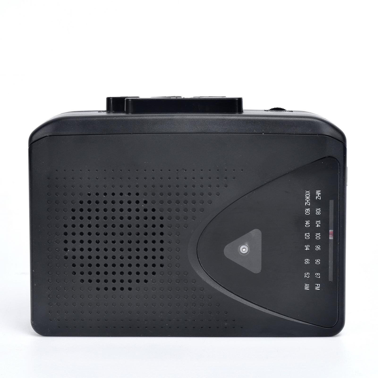 

Кассетный плеер Walkman, Кассетный плеер, Портативный динамик, Различные способы питания, Функция AM/FM-радио, Музыкальный плеер чёрный