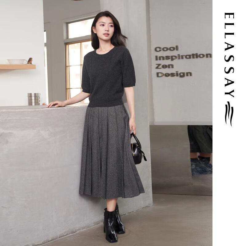 ELLASSAY Women's 100% Cashmere Twist Knit Sweater