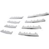 8PCS Lower Chrome Grille Trim Molding Kit For Volkswagen For VW Jetta 2005-2010 1KM898653