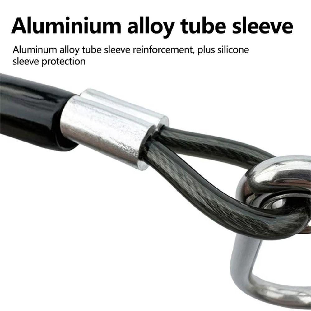 Safety Rope Fishing Missed Rope Lockable Retention Fishing Rope Fishing Coiled Lanyard  Outdoor