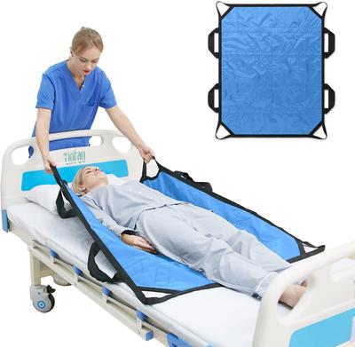 Επιθέματα Τοποθέτησης Κρεβατιού 45" x 36" με Χειρολαβές Πλενόμενα Υποσέντονα για Κλινήρη Ασθενή Νοσοκομείου Επιθέματα Μετακίνησης για Ανύψωση