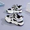 2025 Spring and Autumn New Sports and Leisure Shoes Ins Trendy Thick-soled Lightweight Women's Shoes Dad Student Soft-soled Live Broadcast