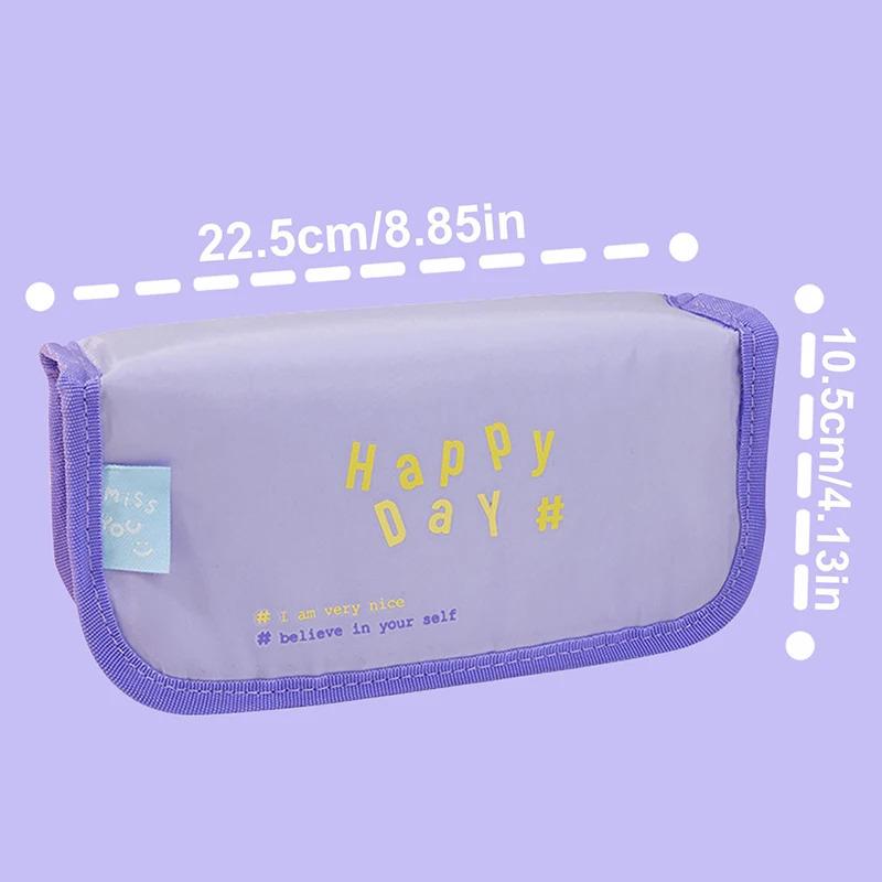 Multifunctional Large Capacity Pencil Case, Office Stationery BagSchool Supplies for Children, 1 Piece as a Gift