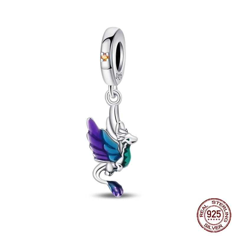 New Copper Fashion Glowing Space Astronaut Spaceship Charms Beads Fit Brand Original Bracelet Diy Jewelry Gift