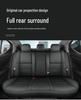 Sylphy Full Leather Car Seat Cushion - New Universal Model for Five-Seat Cars, Suitable for All Seasons