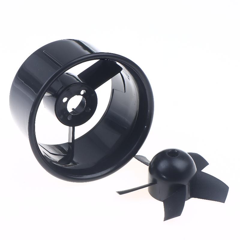 Duct Fan 64Mm 5-Blade No Motor For Rc Edf Jet Airplanes Toy Parts Mounting 3.0Mm Motor Shafts