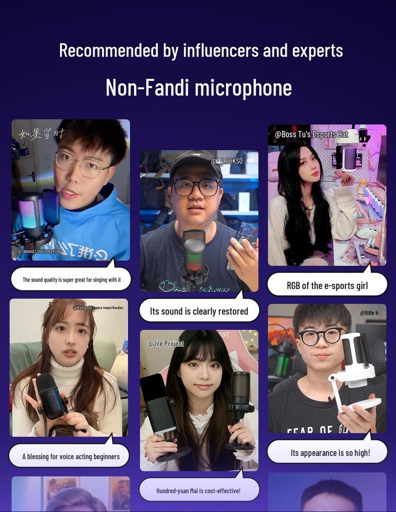 Fifine A6 Radiance RGB Microphone for PC, Phone, Recording, Gaming, Dubbing & Live Streaming