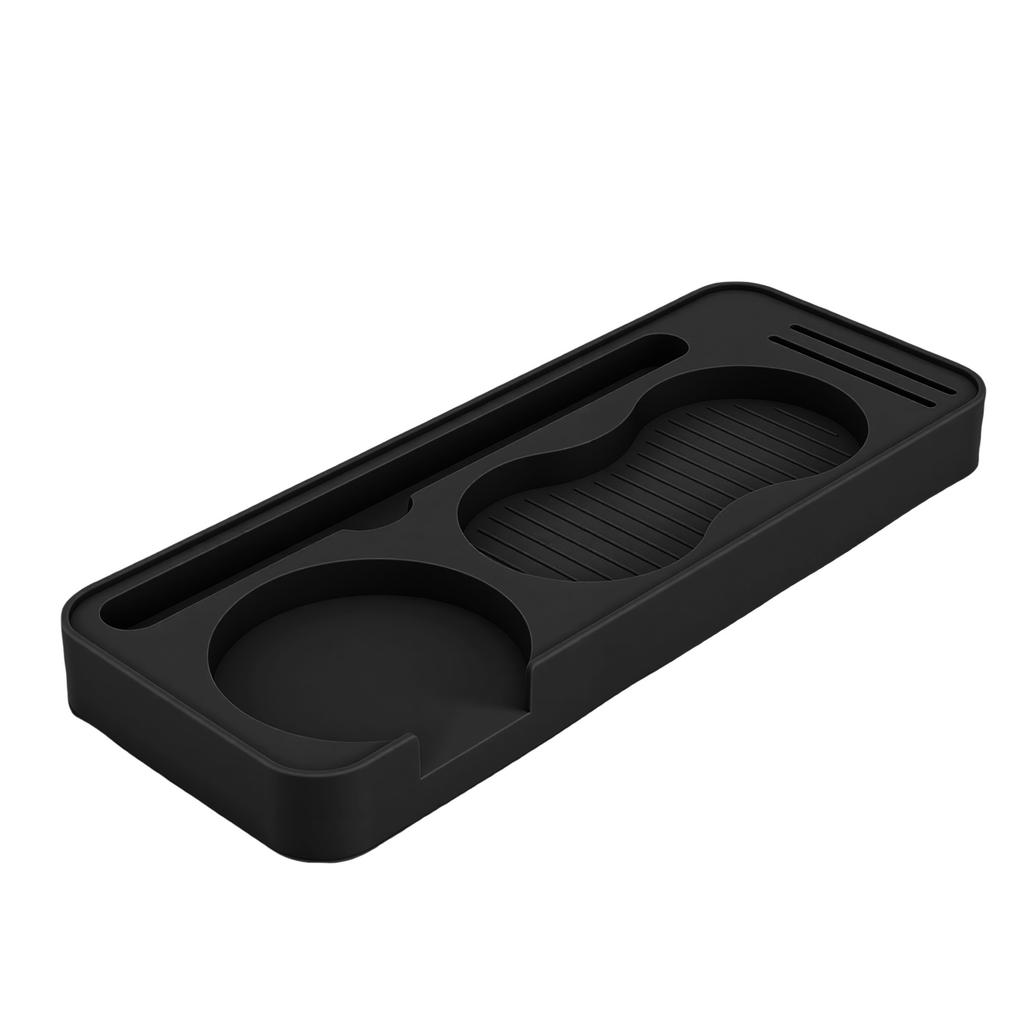Coffee Tamper Mat Silicone Tamping Pad for Portafilter Tamper Distributor Brush Puck Screen Water Proof Heatproof Tamp Station for Counter