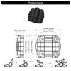 Quiet Closing Buffer Hinge With Rounded Edges Heavy Type Nylons For Door Foldable Furniture Easyly Installation