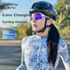 Fahrradbrille mit photochromen Gläsern für Tag- und Nachtgebrauch, winddicht, sanddicht, insektendicht