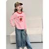 Brand Children's Clothing Pure Cotton Cartoon Strawberry Print Long-Sleeve T-Shirt 2026 Spring Base Shirt for Baby Girls