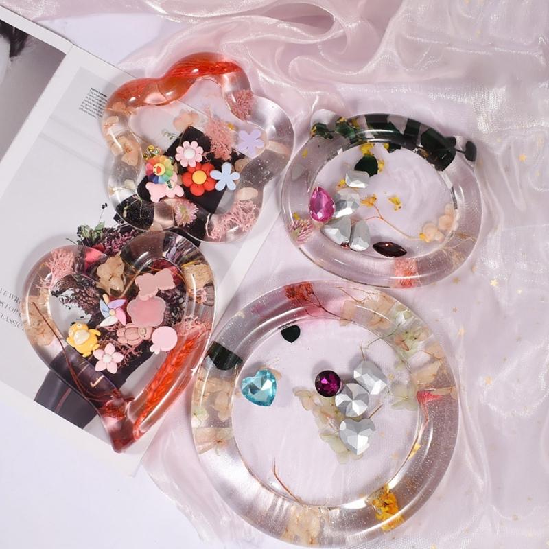 Silicone Cake Holder Tray Mold Fruit Cup Mold Resin Pendant Mold Food Station Serving Tray Mold Diy Coaster Casting