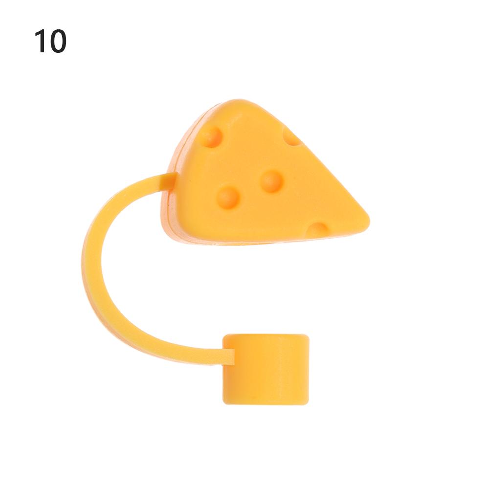 1pcs Reusable Straw Tips Airtight Cartoon Plugs Cover Silicone Straw Plug Cup Accessories Drinking Dust Cap