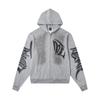 Street Style Hooded Sweatshirt Men Women Loose Fit Printed Design Casual Wear