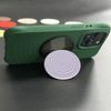 Simple Solid Color Magsafe Magnetic Suction Bracket Wavy Circle High-end Tide Brand Casetif Multi-function