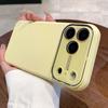 Large Window Silicone Soft Phone Case For IPhone 17 16 13 12 Pro Max 15 14 Plus Liquid Silicone Candy Color Shockproof Cover