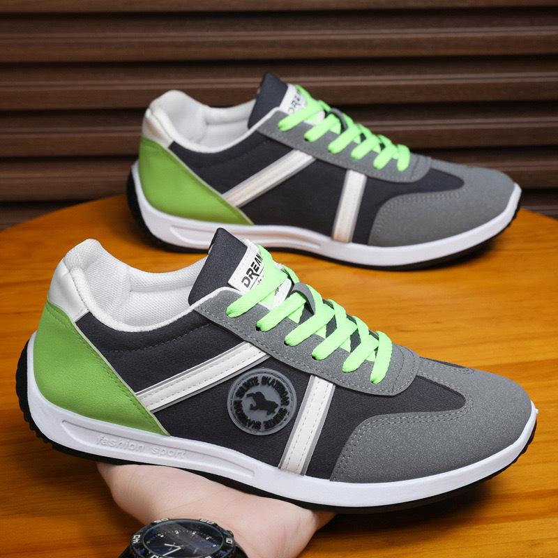 Men's Shoes Spring New Canvas Breathable Versatile Trend Comfortable Casual Shoes Lace-up Forrest Gump Shoes Men's Sports Board Shoes