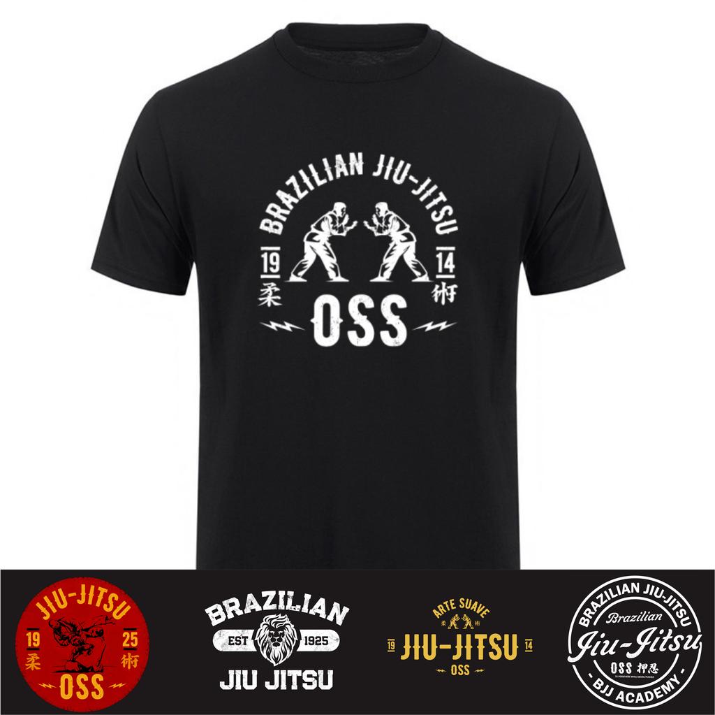 Brazilian Jiu Jitsu Tshirt Arte Suave OSS Shirts BJJ T Shirt Summer Cotton Short Sleeve Shirts Tops HJ098
