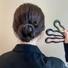 Nowy widelec do włosów w kształcie litery U Kobiety Moda Acetat szylkretowy Wsuwka do włosów Geometryczny design Nakrycie głowy Patyczki do włosów Akcesoria do włosów dla dziewczyn