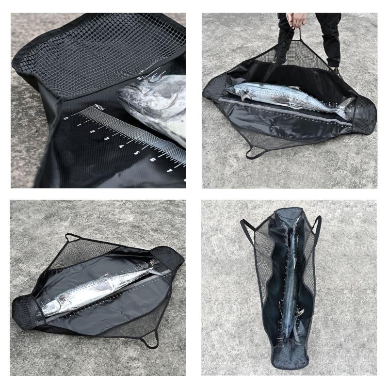 Fish Weigh Bag Fishing Bag Folding Fish Bag for Caught Fish Weigh Bag for Bass Fishing Weigh Slings Heavy Duty Fish Bag