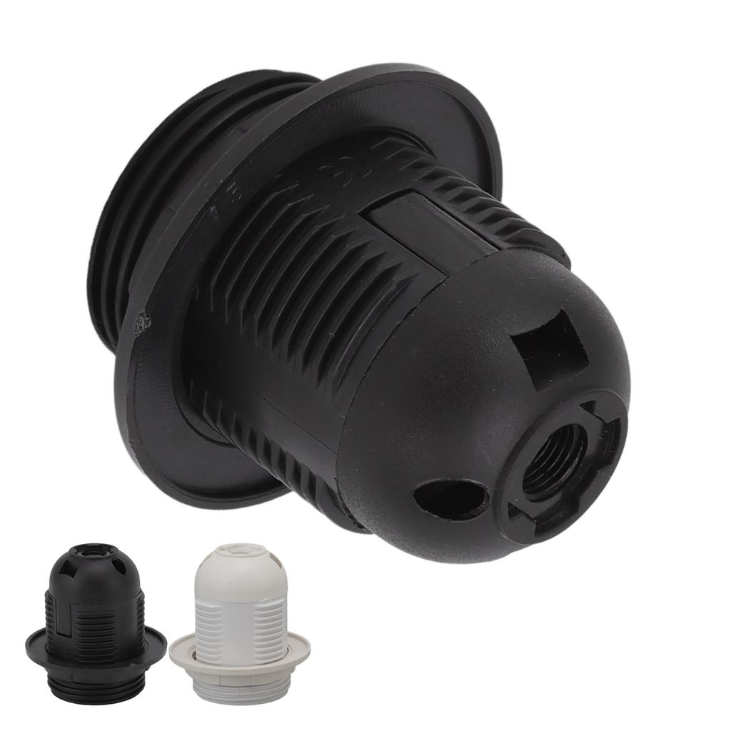 E27 Lamp Socket Stable Work Easy To Install Copper  High Temperature Resistance E27 Bulb Base Socket for Table Lamp