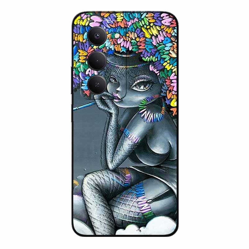 3D Emboss Cases For Redmi 15 5G 4G Relief Emboss Soft Silicone Back Cover For Xiaomi Redmi15 Flower Relief  Funda Redmi 15 4G 5G