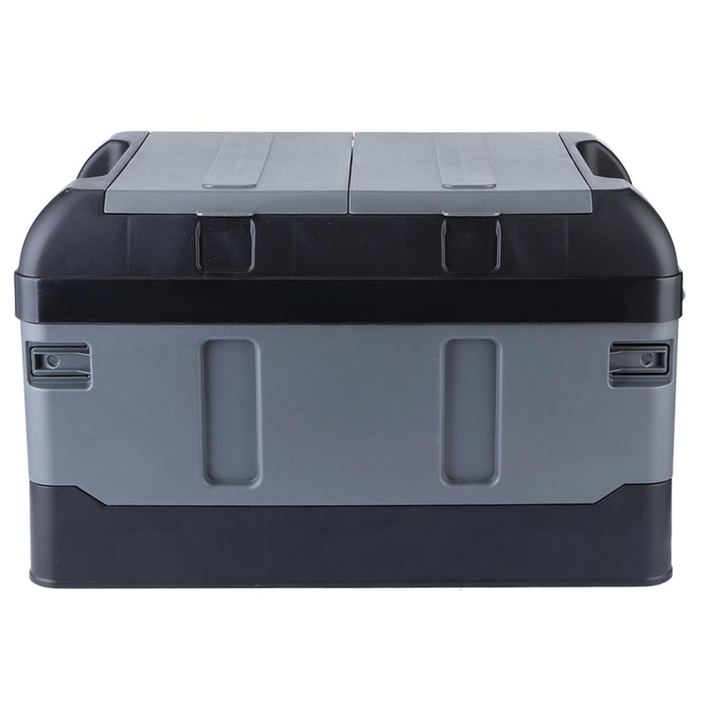 45L Collaps Le Car Storage Box 60kgCelsius132.28 Load High Cover Two Compartments for Home Auto