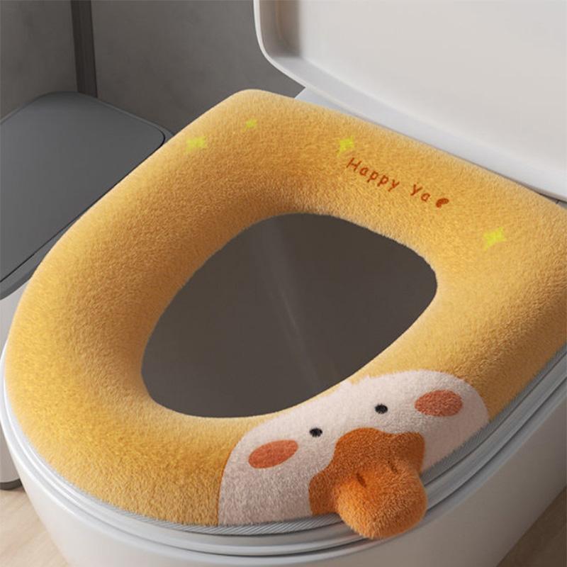 

Мультяшне водонепроникне антибактеріальне кільце для туалетного сидіння з малюнком милої качки для домашнього використання 1pcs