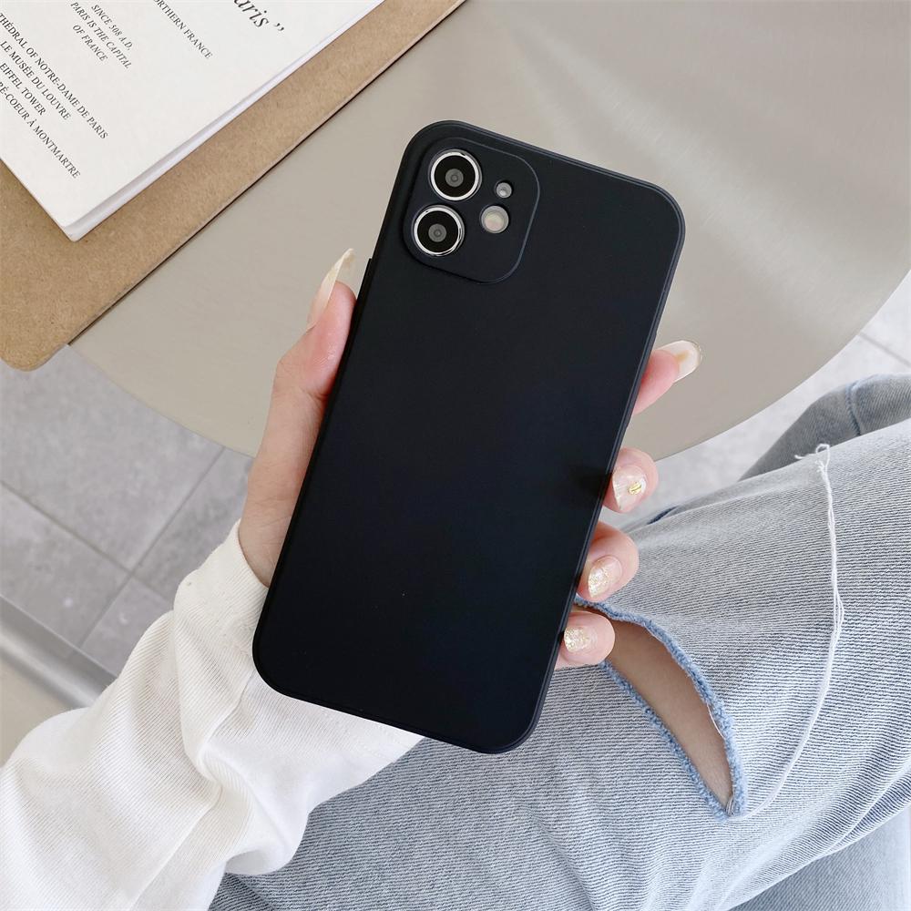 

Square Liquid Silicone Phone Case For Xiaomi Mi 9 se 10 10i 10s 10T 11 Lite 11T Pro 6X CC9e A2 A3 Soft Thin Candy Colors Cover Xiaomi Mi A3 (CC9E) чорний