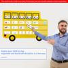 Classroom Decoration: School Bus Letter Phonics Hanging Pocket Chart