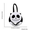 Sac à bonbons d’Halloween - AIMOONSA - Lot de 4 sacs - Feutre durable - Designs démon squelette chauve-souris