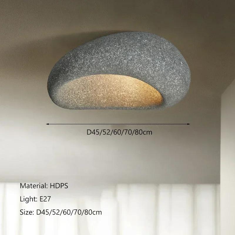 Nordic Minimalist Wabi Sabi Affordable Luxury Chandelier Cream Style Bedroom Ceiling Lights Lustre Home Decor E27 LED Fixtures
