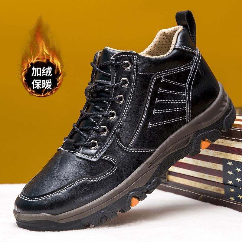 Men's Shoes Autumn New Hiking Shoes Men's Casual Shoes Comfortable Fashion Versatile Sports Shoes Leather Shoes