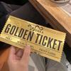 Hot Anime Wonka Charlie Chocolate Golden Ticket Anime Gold Voucher Brooch Pin Badges Metal Pins Bookmark Collection Holiday Gift