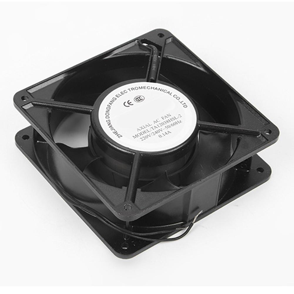 Axial Fan with Metal Blades for Fireplaces Ensures Efficient Circulation of Warm Air While Operating Silently Under Heat
