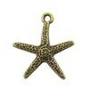 Starfish Charms Multi Color Metal Pendants For Beach Themed DIY Jewelry Accessories