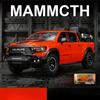 1:32 Ram Mammoth Pick-up Simulatie Legering Auto Model Geluid En Licht Pull Back Speelgoed voor Kinderen Verzamelaar Verjaardagscadeau