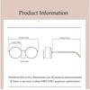 Harajuku Small Square Frame Glasses Man Women Retro Metal Eyeglasses Clear Spectacle Decorative Eyewear
