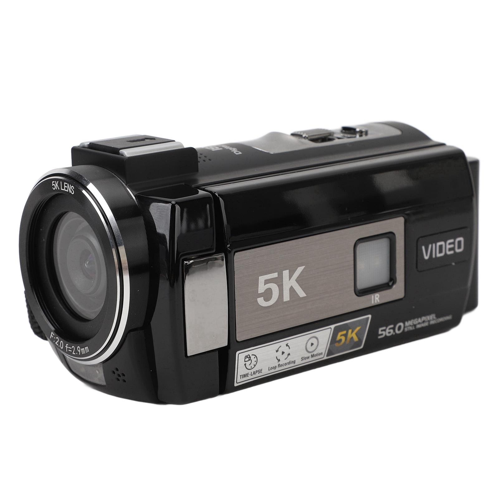 

5K відеокамера HD WiFi цифрова камера 3.0 дюймовий сенсорний екран 56MP Vlog камера 18X цифрова