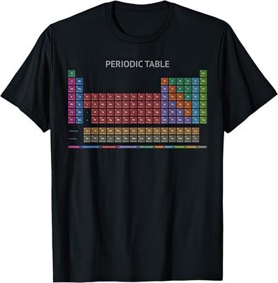 Vědecké tričko Periodická tabulka