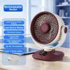LED Digital Display Air Circulation Fan Type-c Rechargeable Outdoor Camping Fan  Bedroom
