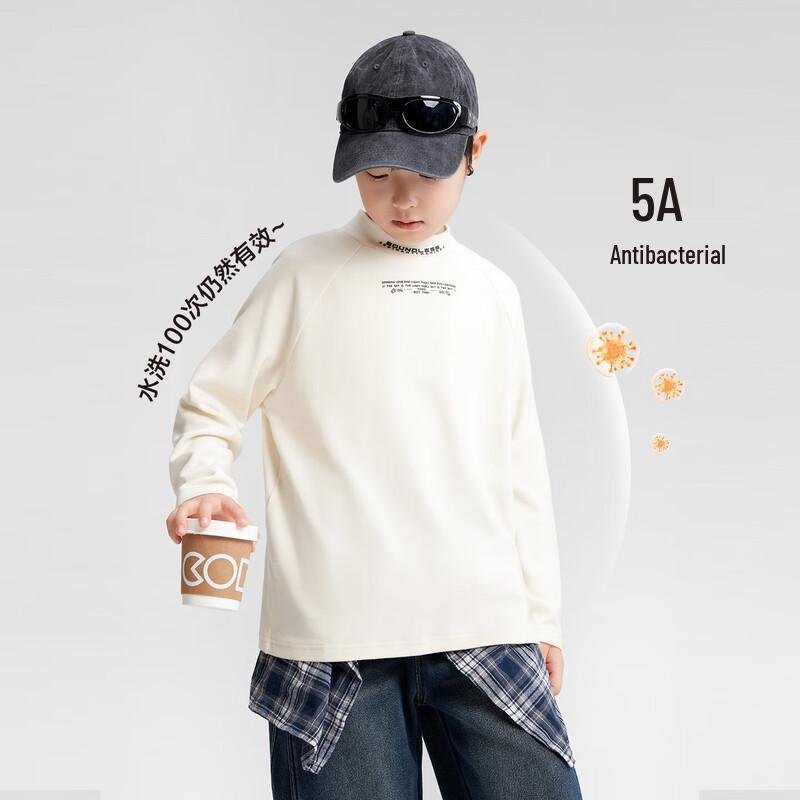 Zuoxi Boys  Thermal High-Neck Long-Sleeve T-Shirt 120