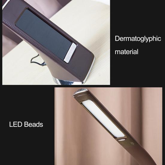 Lampă de masă LED Reglată luminozitate la atingere Controlul pâlpâirii Protecție gratuită a ochilor Design ecran digital Lumină albastră