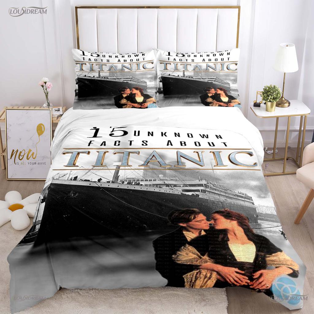 Comforter Titanic Romantic Love All Season Comforter Bedding Sets Soft And S Single/Double/Queen/King