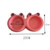 Cat & Dog Dual-Purpose Cartoon Frog Bowls - Anti-Tip Food & Water Bowls