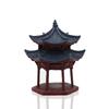 Traditional Hexagon Pavilion Fishtanks Decors Double Tiered Resin Craft for Fishtanks and Hotel Table Scene Landsacpe