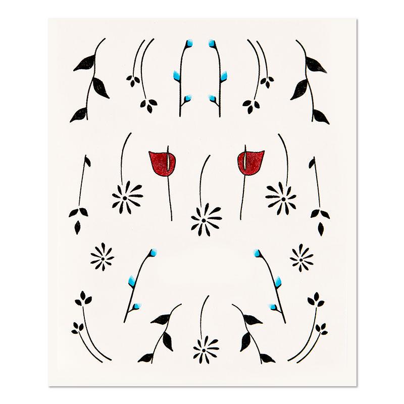 

1 лист для женщин и девочек, модные наклейки для переноса воды, наклейки для дизайна ногтей, инструменты для маникюра «сделай сам»