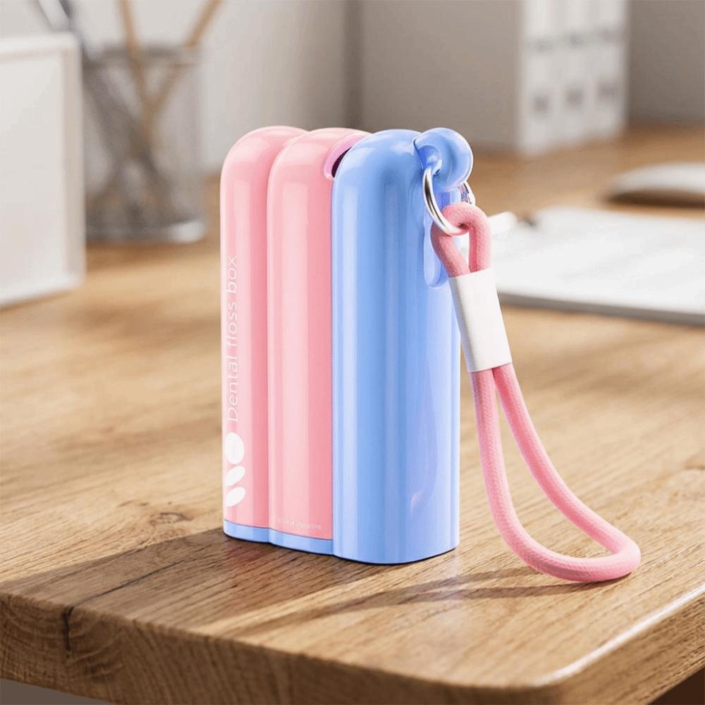 Press-on Automatic Pop Dental Floss Box Dustproof Floss Dispenser Floss Stick Organizer Restaurant