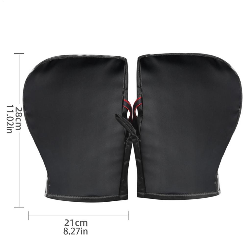 

1 Pair Handlebar Gloves Warm Windproof Insulated Gloves Waterproof Muffs for Motorcycle Riding Road Mountain Bike Cycling Ebikes